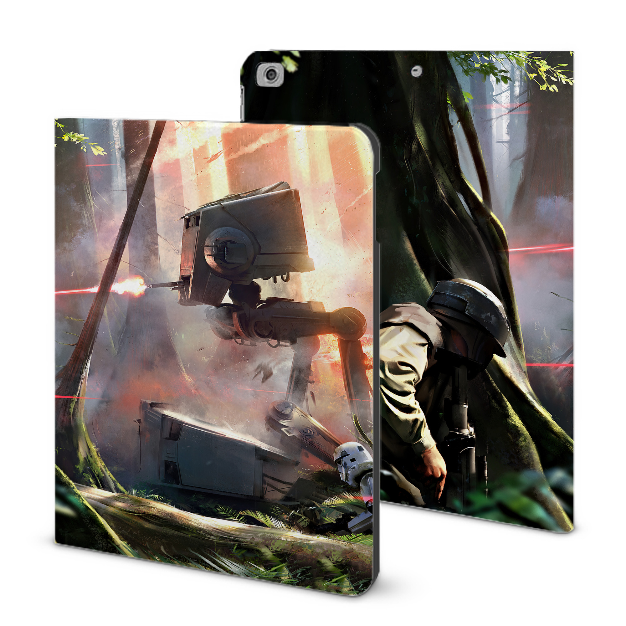 （画像用） スター・ウォーズ Star Wars IPad ケース ブック型 PUレザー TPU 耐衝撃 軽量 薄型 ペン収納なし 全面保護 IPad 各モデル対応